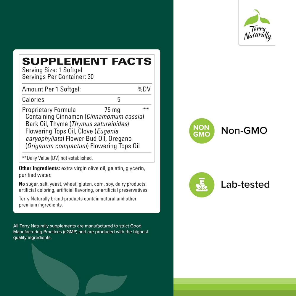 Close-up of Bacteril label highlighting ingredients