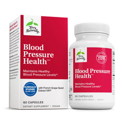 Terry Naturally Blood Pressure Health bottle and capsules