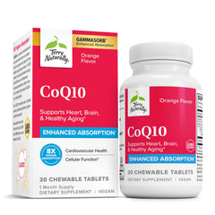 Terry Naturally CoQ10 Chewables bottle on white background
