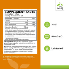 Two-pack CuraMed 750 mg packaging with 120 softgels each