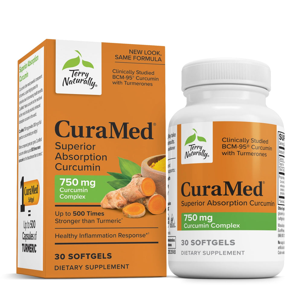 Terry Naturally CuraMed 750mg bottle front view