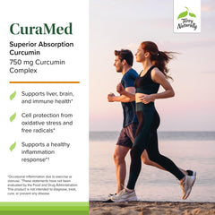 Illustration representing brain health benefits from curcumin