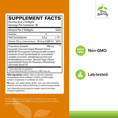 Close-up of CuraMed Brain softgels for easy daily intake