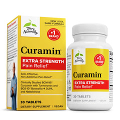Terry Naturally Curamin Extra Strength bottle on white background