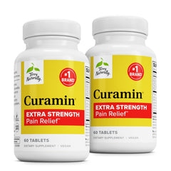 Front view of Terry Naturally Curamin Extra Strength 60 tablets pack (Pack of 2).