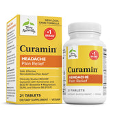 Bottle of Terry Naturally Curamin Headache dietary supplement