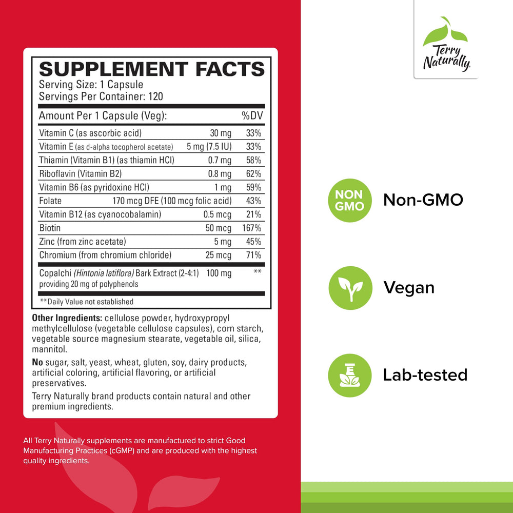 Close-up of Sucontral D bottle label