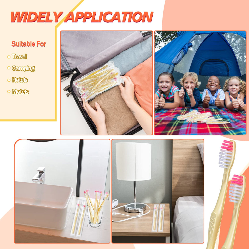 Travel-friendly disposable toothbrushes for on-the-go