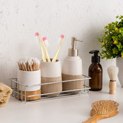 Yellow handle disposable toothbrush