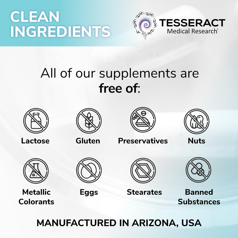Tesseract NOX Flo SR capsules ready for daily supplementation to support vascular function.