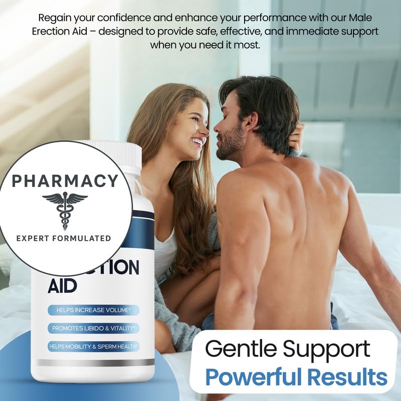 Front label highlighting 3rd party lab tested and key ingredients maca, epimedium, tongkat ali