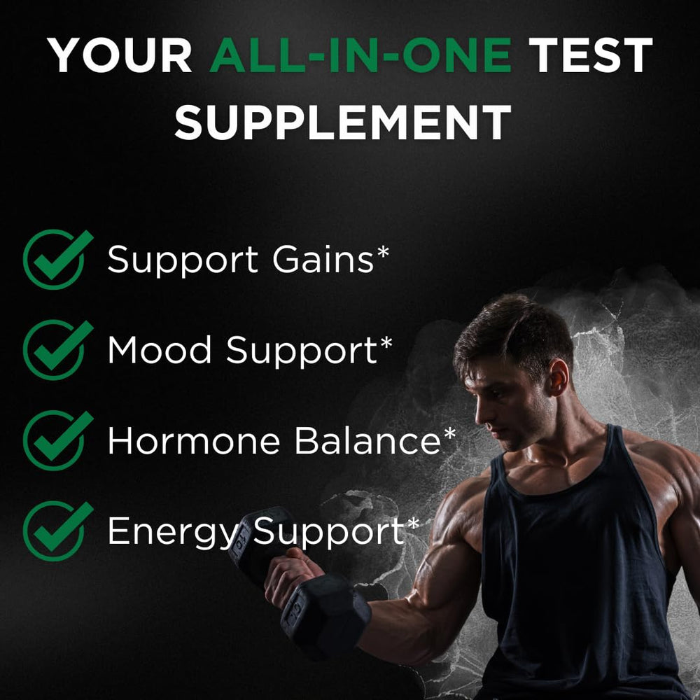 TESTPLUS+ 8-in-1 tablets and capsules