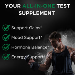 TESTPLUS+ 8-in-1 tablets and capsules