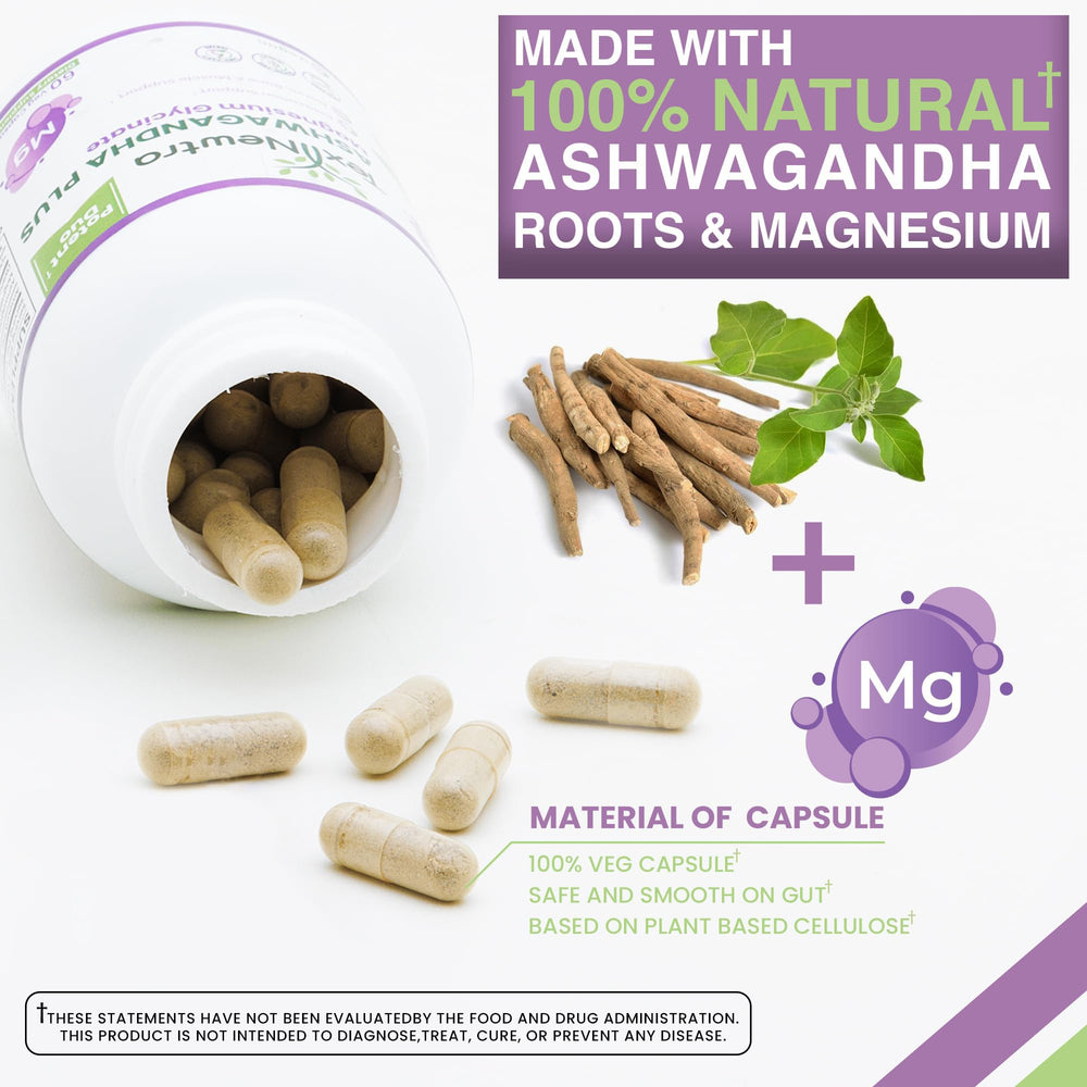 Vegan cellulose capsules shown in bottle