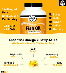 Omega-3 in triglyceride form for better absorption
