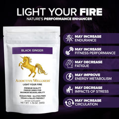 Athlete using Thai Black Ginger powder for performance