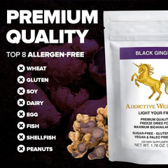 Natural Thai Black Ginger root