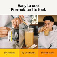 The Absorption Company Mango Lemonade electrolyte mix provides vibrant hydration.