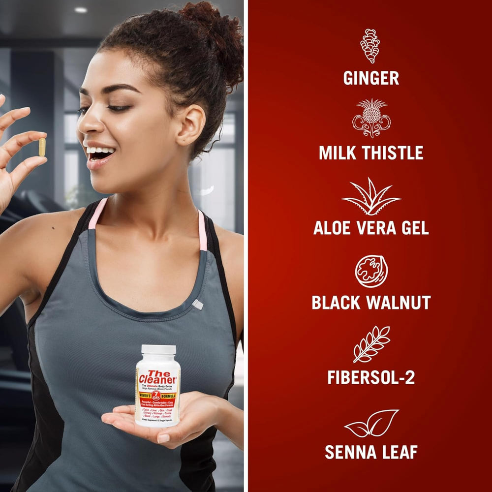 Close-up of vegetarian capsules from The Cleaner Detox