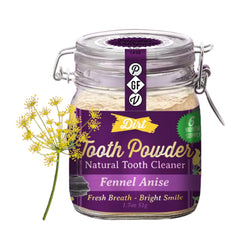 The Dirt remineralizing tooth powder jar close-up