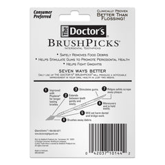 Brand packaging and branding for The Doctor's BrushPicks.