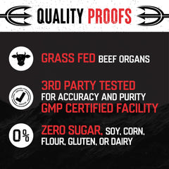 The Fittest Ever bovine testicle capsules emphasize fertility-related vitality.