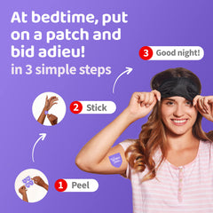 Hypoallergenic latex-free gluten-free lactose-free sleep patch