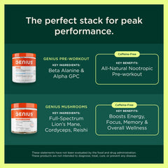 The Genius Brand producto en escena lifestyle, sabor manzana apetecible