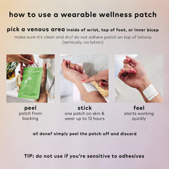 The Good Patch Active Patch stretch fabric stays in place through movement.