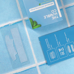 Back packaging with usage instructions
