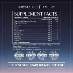 Illustration of Magnesium Glycinate and L-Theanine advantages