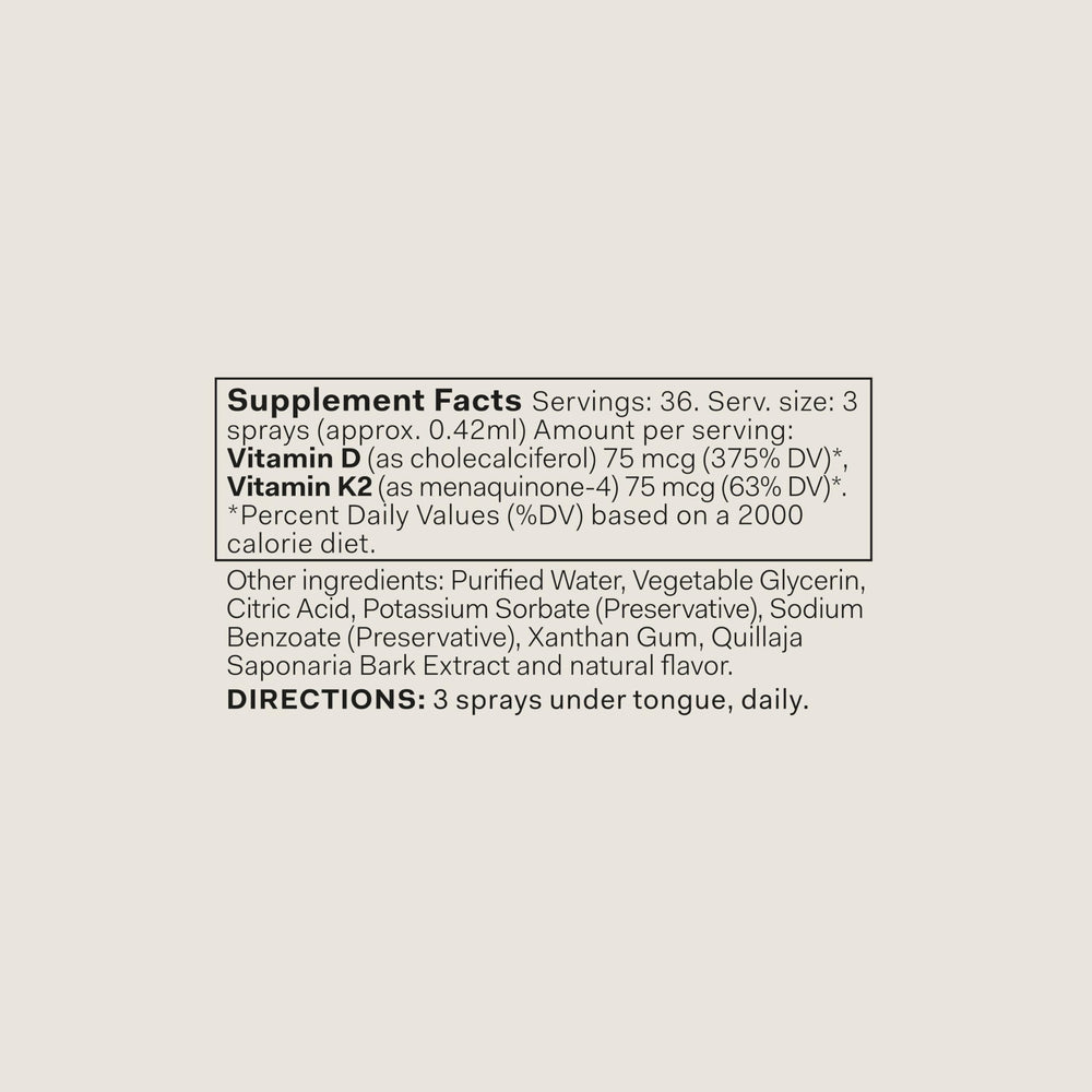 Close-up of the spray nozzle for The Nue Co Vitamin D Spray