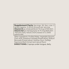 Close-up of the spray nozzle for The Nue Co Vitamin D Spray