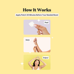 The Patch Brand Energy Patch packaging box