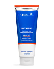 The Works Mint On Mint Whitening Toothpaste by Supersmile product image with tube