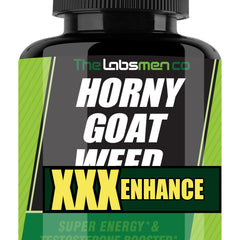 Front view of THELABSMENCO Horny Goat Weed for Men bottle