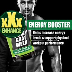 Ingredients list on THELABSMENCO Horny Goat Weed for Men packaging