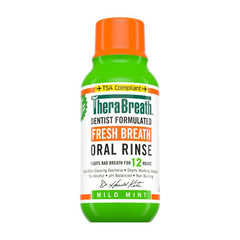 ADA Accepted logo with TheraBreath Mouthwash
