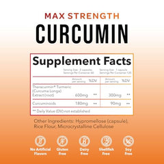 Close-up of Theracurmin Turmeric Curcumin capsules