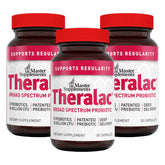Front view of Master Supplements Theralac 30 capsules pack of 3