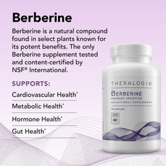NSF Certified Berberine supplement packaging on display