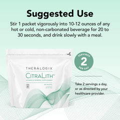 CitraLith packets highlighting added vitamin B6
