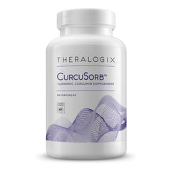 Theralogix CurcuSorb Turmeric Curcumin bottle with 90 capsules