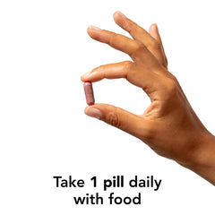 90-count bottle viewed from above