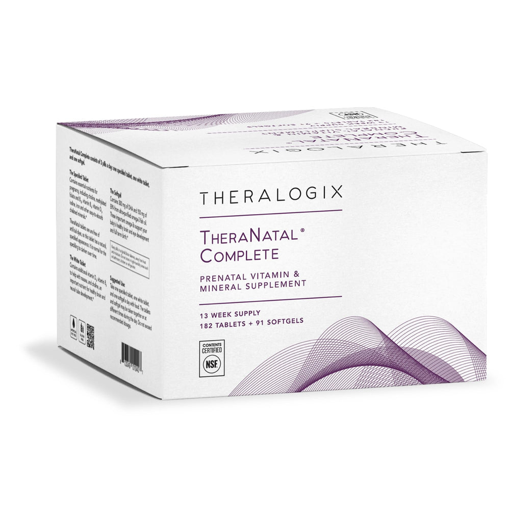 TheraNatal Prenatal Vitamin bottle front view