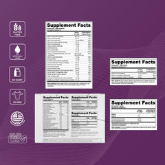 Back nutrition facts label on TheraNatal Prenatal Vitamin