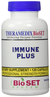 Theramedix BioSet Immune Support bottle - 120 VegiCaps front view