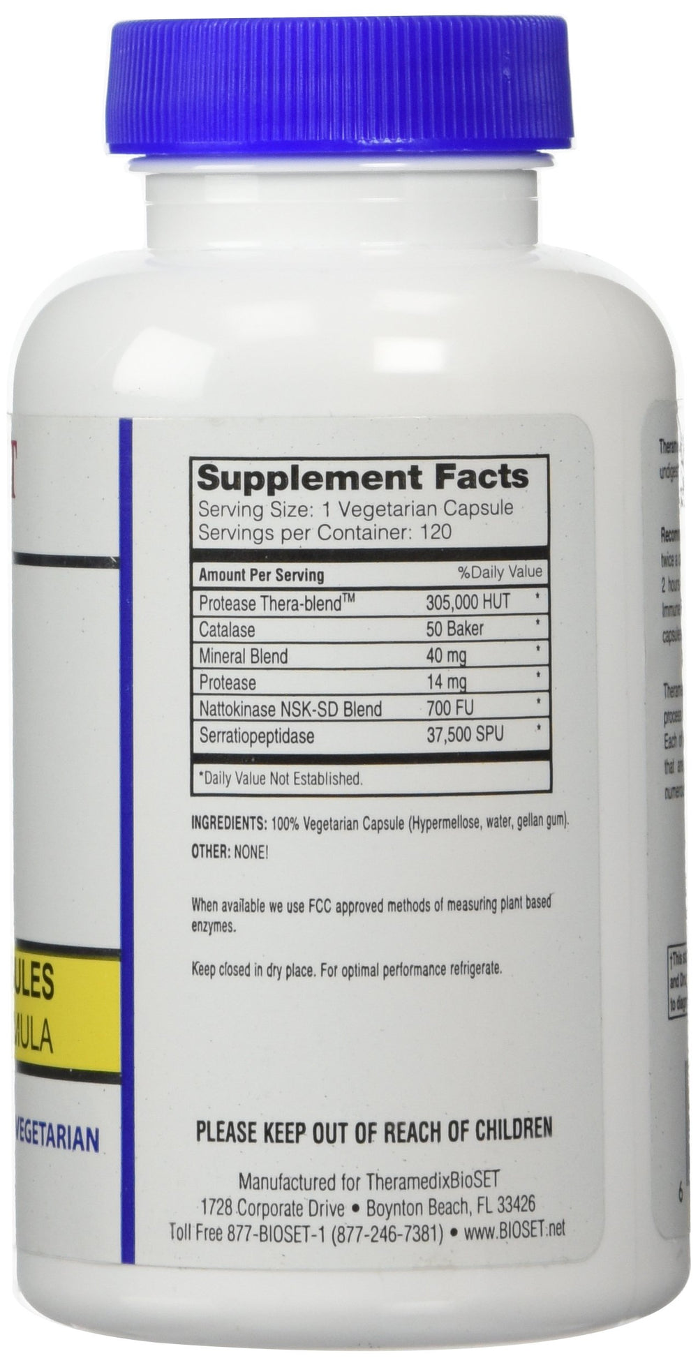 Theramedix BioSet Immune Support packaging and bottle