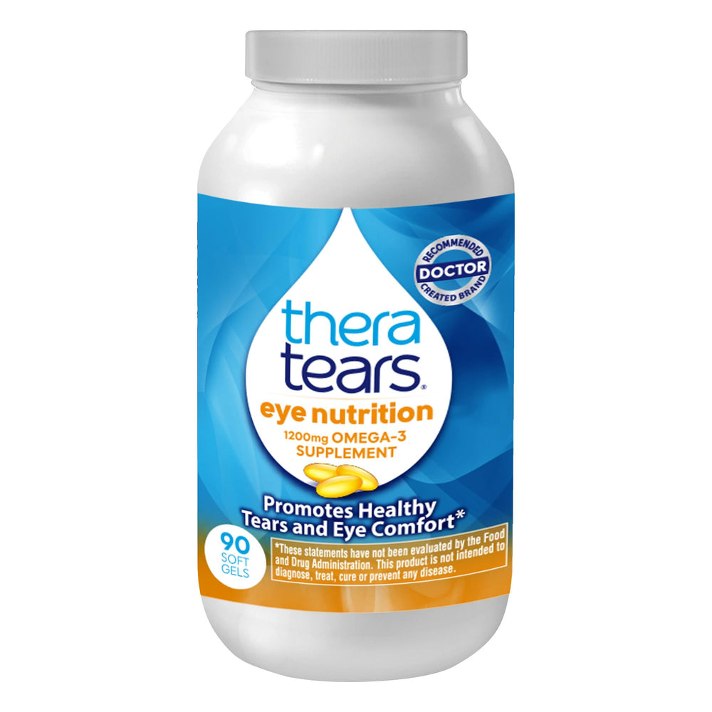 TheraTears Omega 3 1200mg bottle - front view