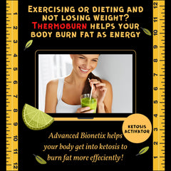 Ketosis activator and Apple Cider Vinegar ingredients infographic